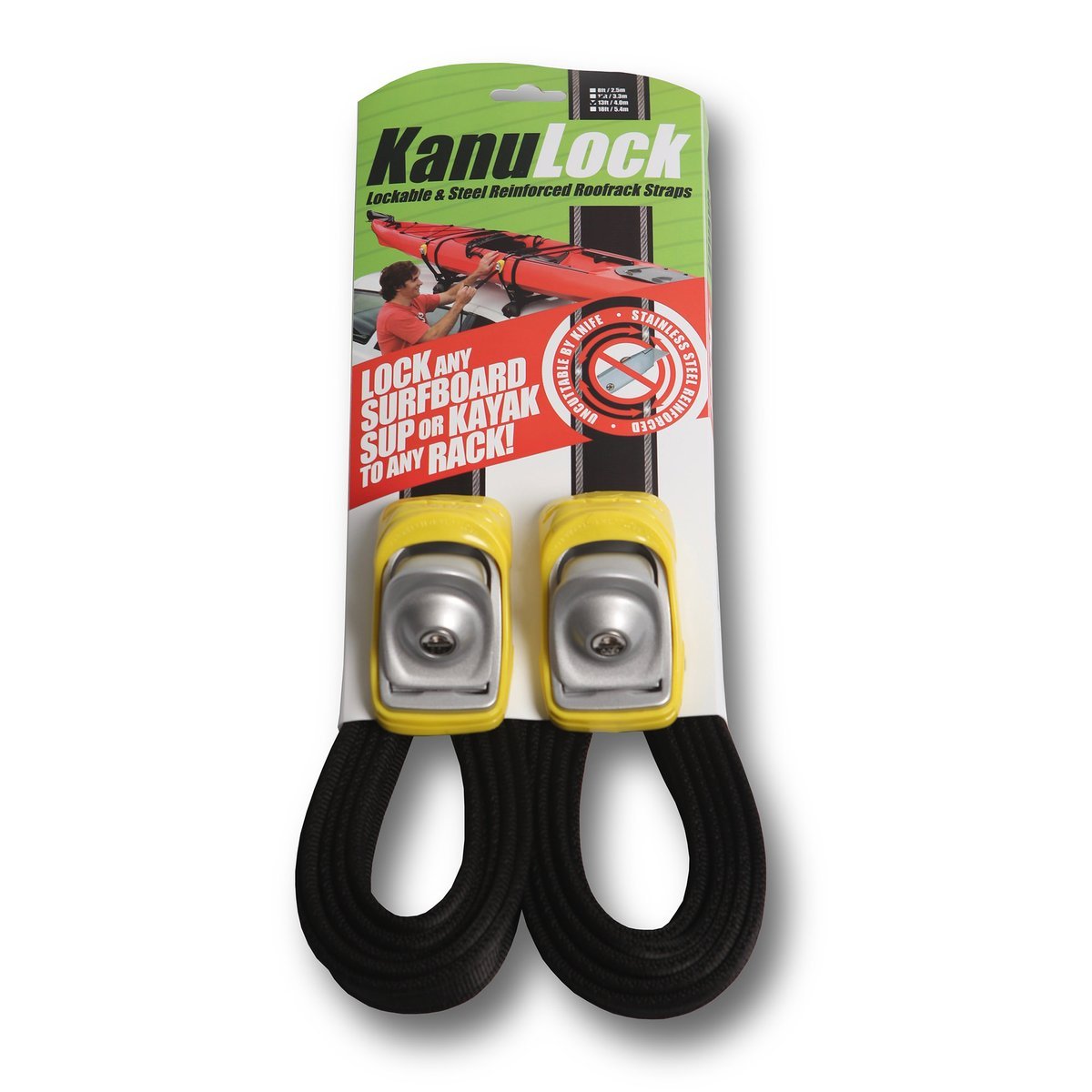 Kanulock 4.0m/13'0 Lockable Tie Downs