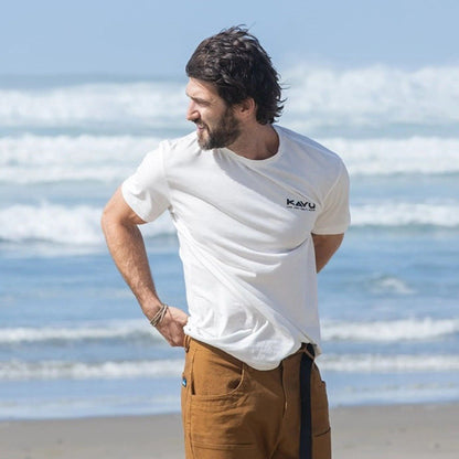 Kavu Klear Above Etch Art Tee - Off White