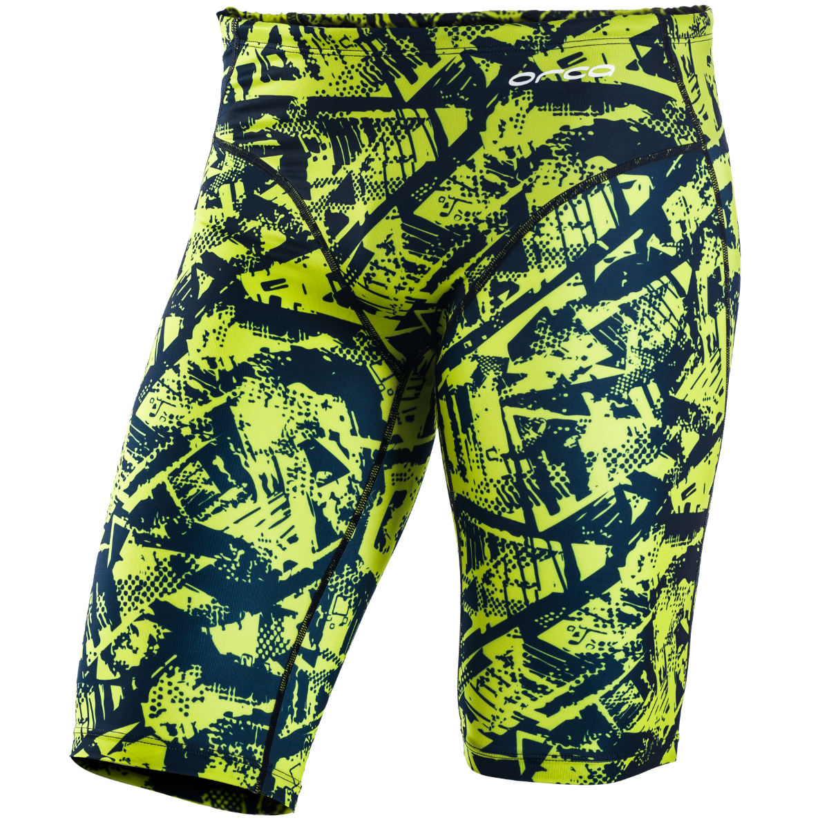 Orca Men's Swimming Jammers 2021 - Lime - Front