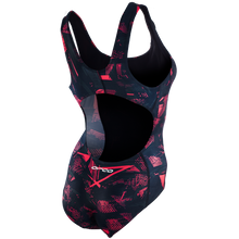 Orca Women's One Piece Swim Costume 2021 - Black/Pink - Back