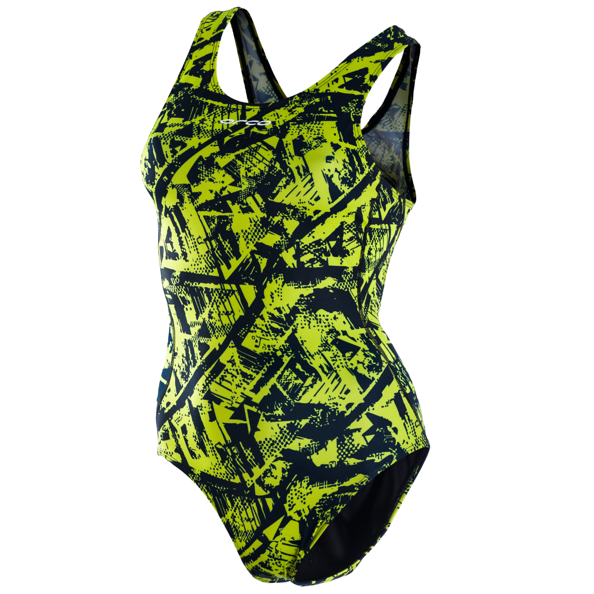 Orca Women's One Piece Swim Costume 2021 - Lime - Front