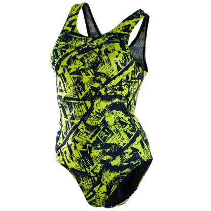 Orca Women's One Piece Swim Costume 2021 - Lime - Front