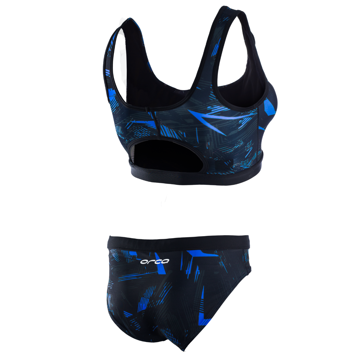 Orca Women's Bikini Swim Costume 2021 - Blue - Back