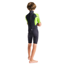 C-Skins Element 3/2mm Kids Shorty Wetsuit 2026 - Anthracite / Lime