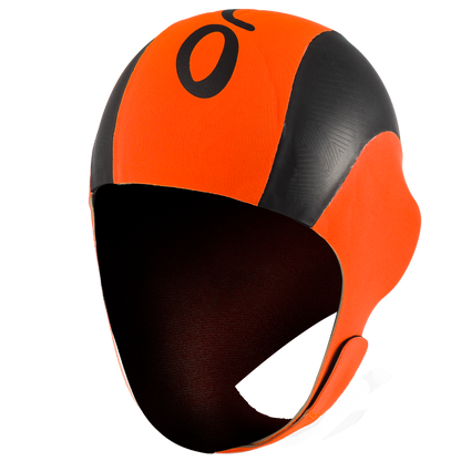 Orca Neo Swim Cap 2021 - Black/Orange