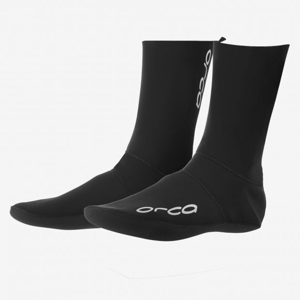 Orca Openwater Swim Socks - Black - Full View