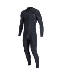 O'Neill Hyperfreak Fire Thermal 3/2+mm Chest Zip Men's Wetsuit in Black