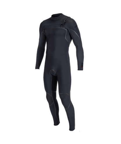 O'Neill Hyperfreak Fire Thermal 3/2+mm Chest Zip Men's Wetsuit in Black