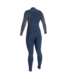 O'Neill Women's Hyperfreak Fire 3/2mm Chest Zip Wetsuit - Navy/Shade