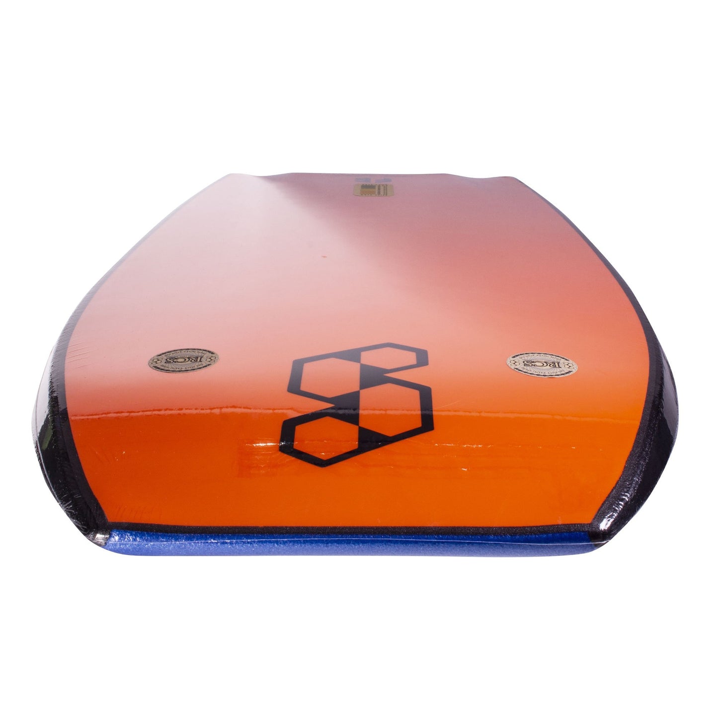 Science 42 Launch Tech Cresent Tail Bodyboard front tail - Blue Orange