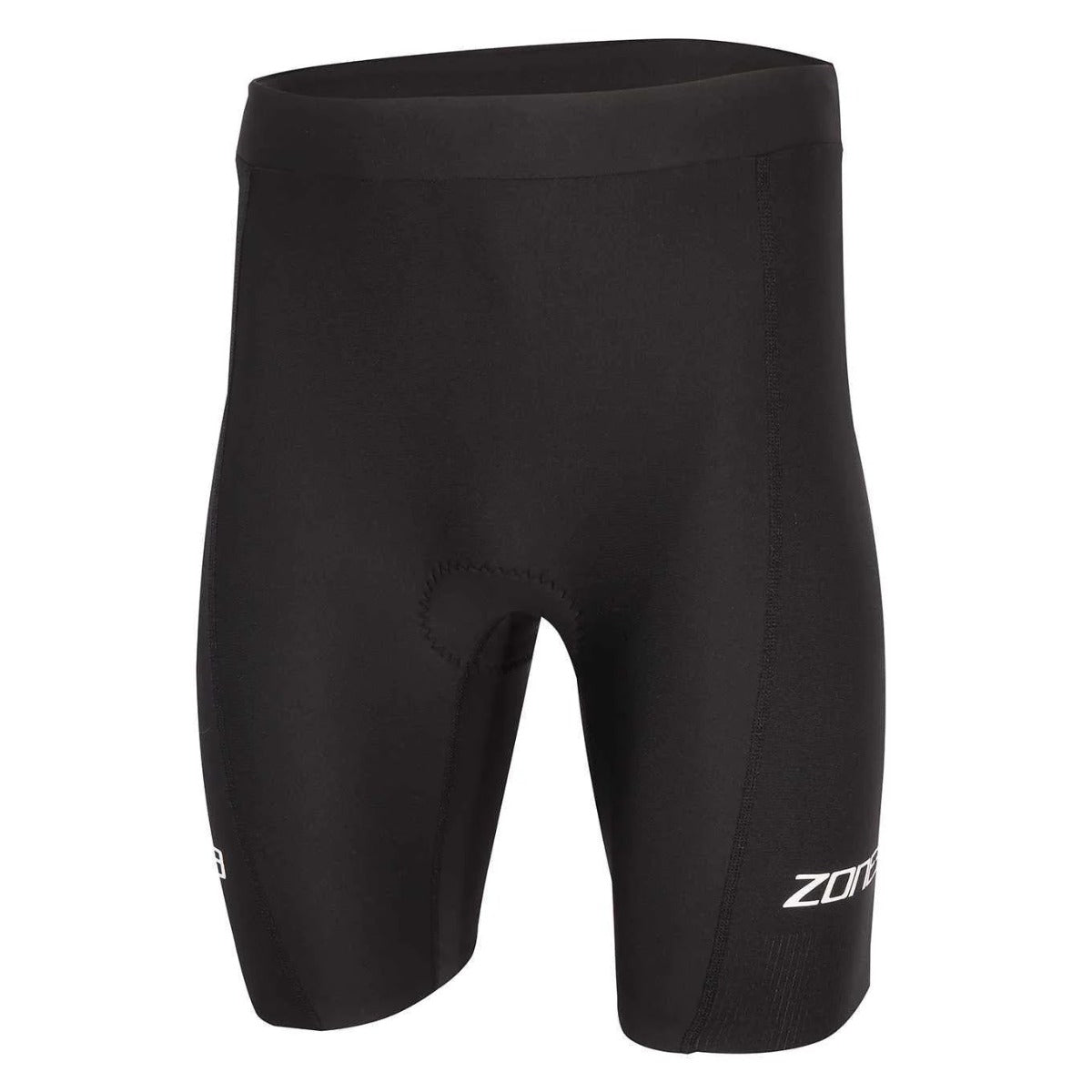 Zone3 Lava Long Distance Swim Shorts - Black - Front