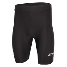 Zone3 Lava Long Distance Swim Shorts - Black - Front