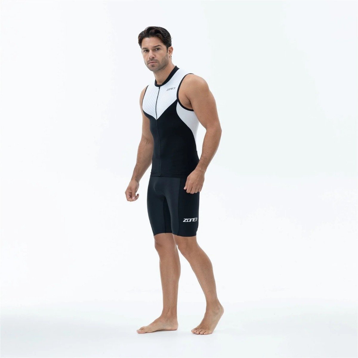 ZONE3 Lava Long Distance Swim Shorts - Black