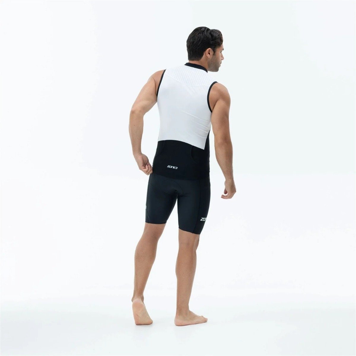 ZONE3 Lava Long Distance Swim Shorts - Black