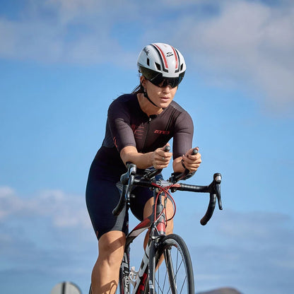 ZONE3 Aeroforce-X II Women's Short Sleeve Trisuit - Black