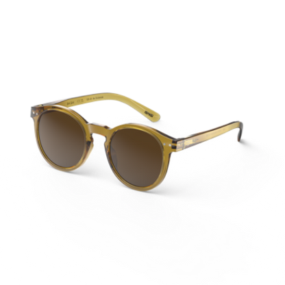 Izipizi #M SUN Unisex Sunglasses in Golden Green