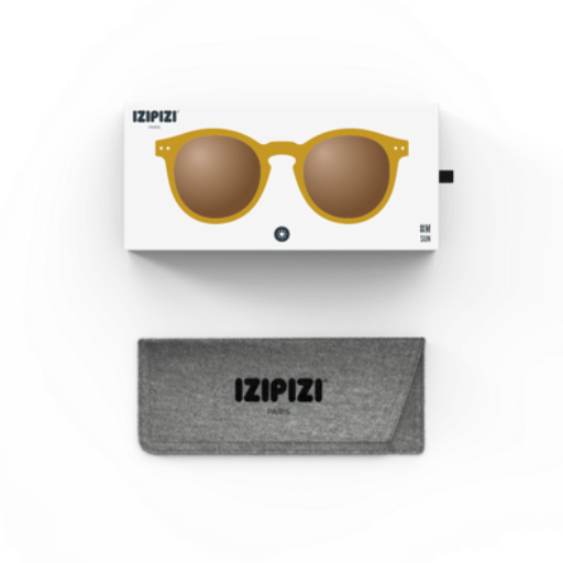 Izipizi #M SUN Unisex Sunglasses in Golden Green