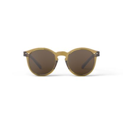 Izipizi #M SUN Unisex Sunglasses in Golden Green