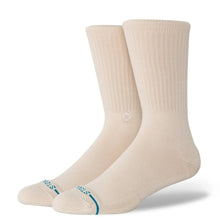 Stance Icon Crew Socks in Oatmeal
