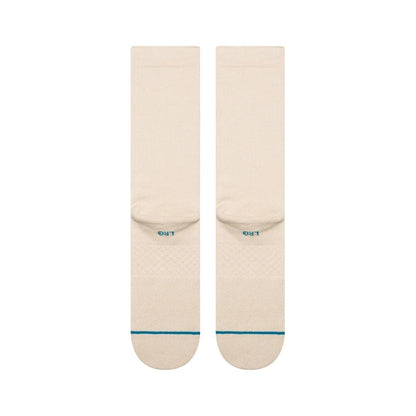 Stance Icon Crew Socks - Oatmeal