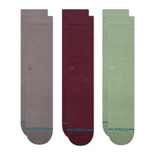 Stance Icon Crew Socks (3-pack) in Dark Grey