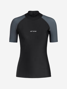 Orca Womens Bossa Rash Vest / Surf T-Shirt in Black
