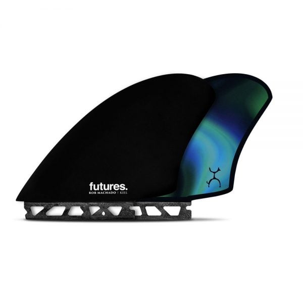 Futures Machado Honeycomb Keel Fins in Black