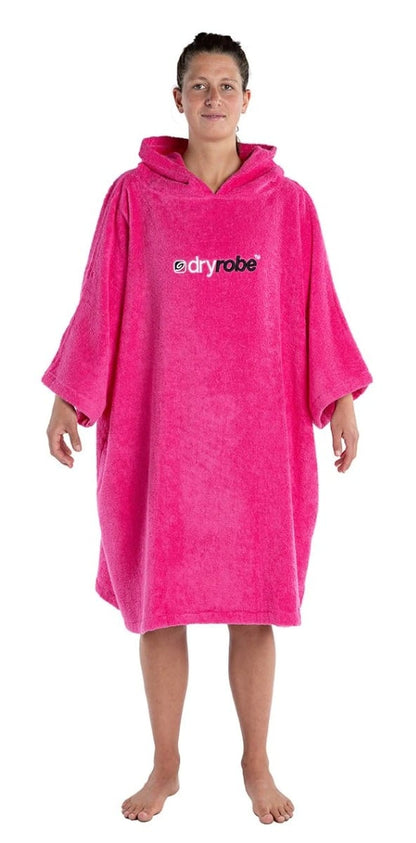 Dryrobe Organic Cotton S/S Towel Robe - Pink