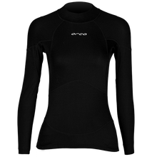 Orca Base Layer Womens Long Sleeve Rash Vest - Black - Front