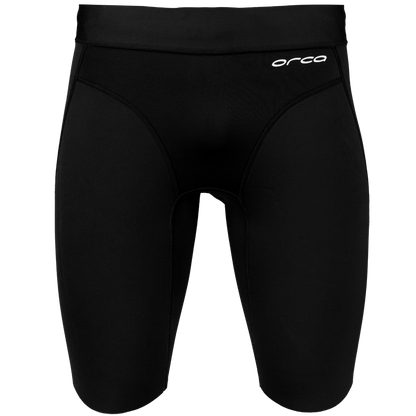 Orca Neoprene Mens Swim Shorts - Black - Front