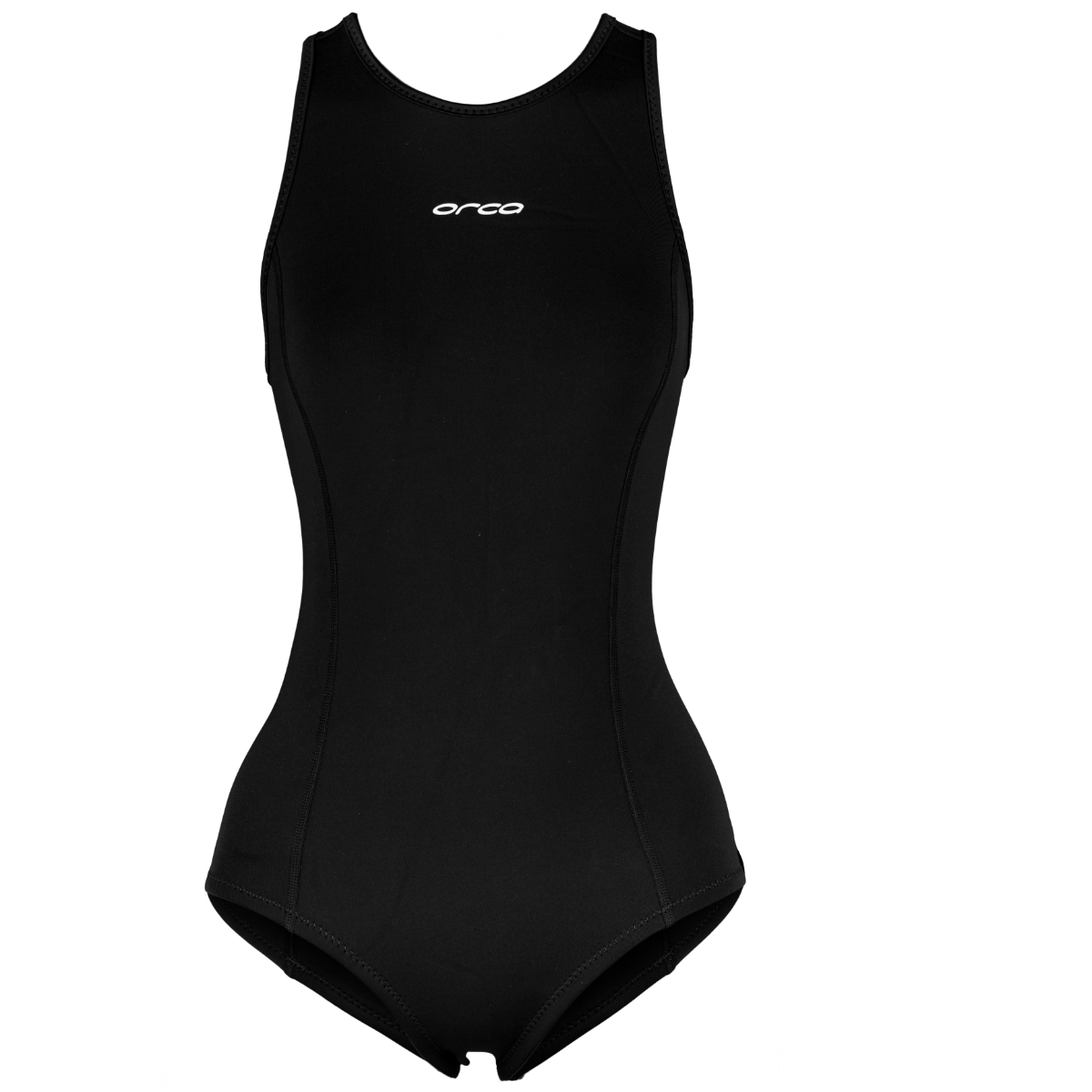 Orca Neoprene Womens 1 Piece Swim Suit - Black - Front