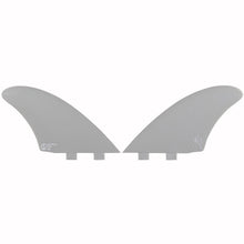 Captain Fin Jeff McCallum Twin Tab Keel Fin Set - Off White