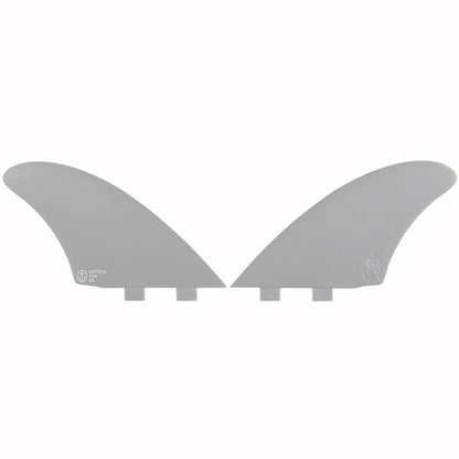 Captain Fin Jeff McCallum Twin Tab Keel Fin Set - Off White