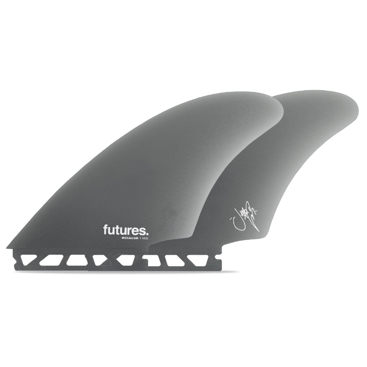 Futures McCallum Keel Surfboard Fins in Smoke