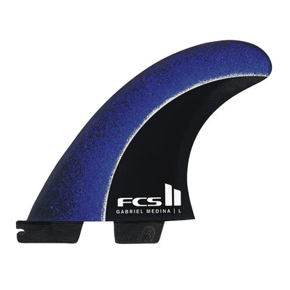FCS II Gabriel Medina Signature PC Aircore Tri Fin Set in Blue