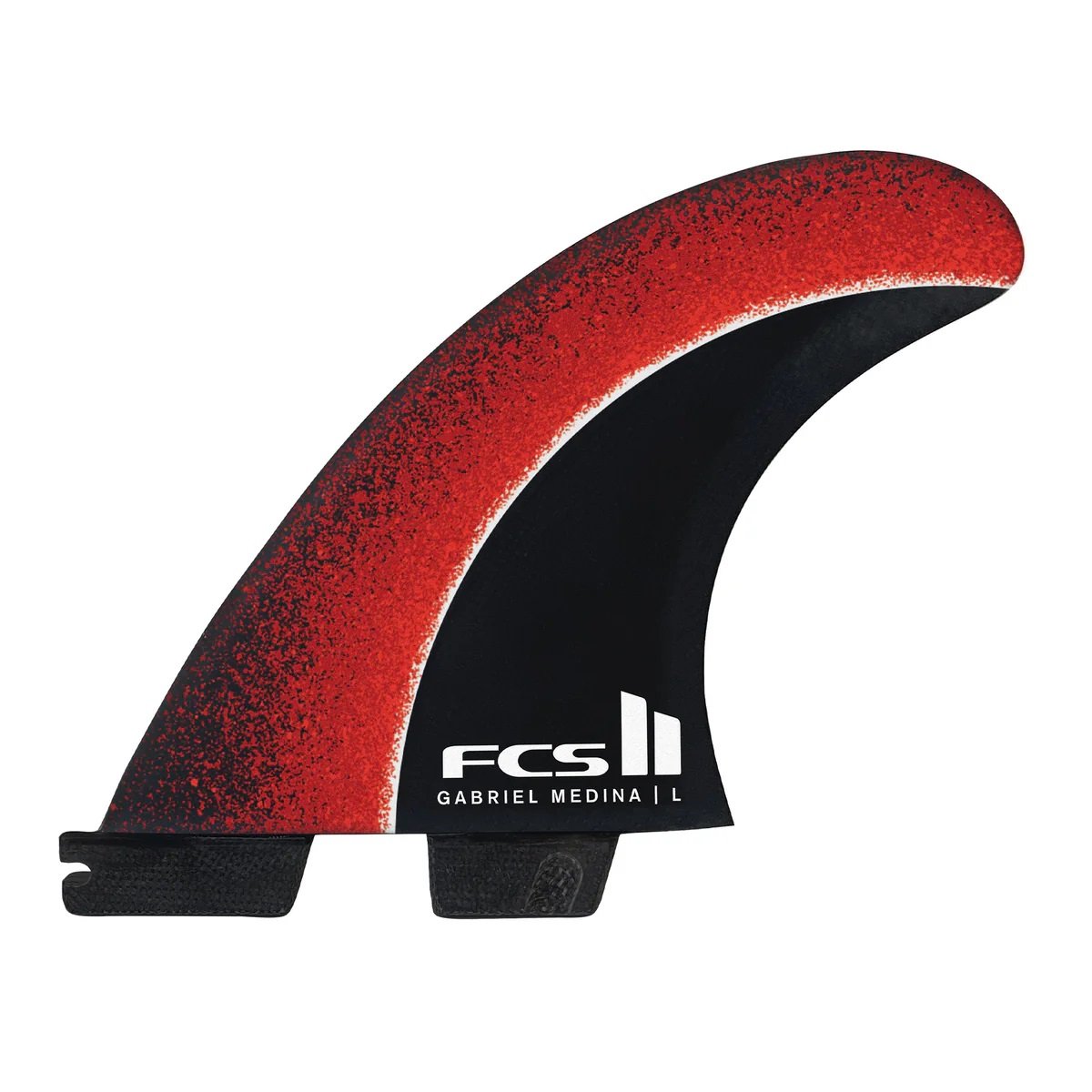FCS II Gabriel Medina Signature PC Aircore Tri Fin Set in Fireball Red