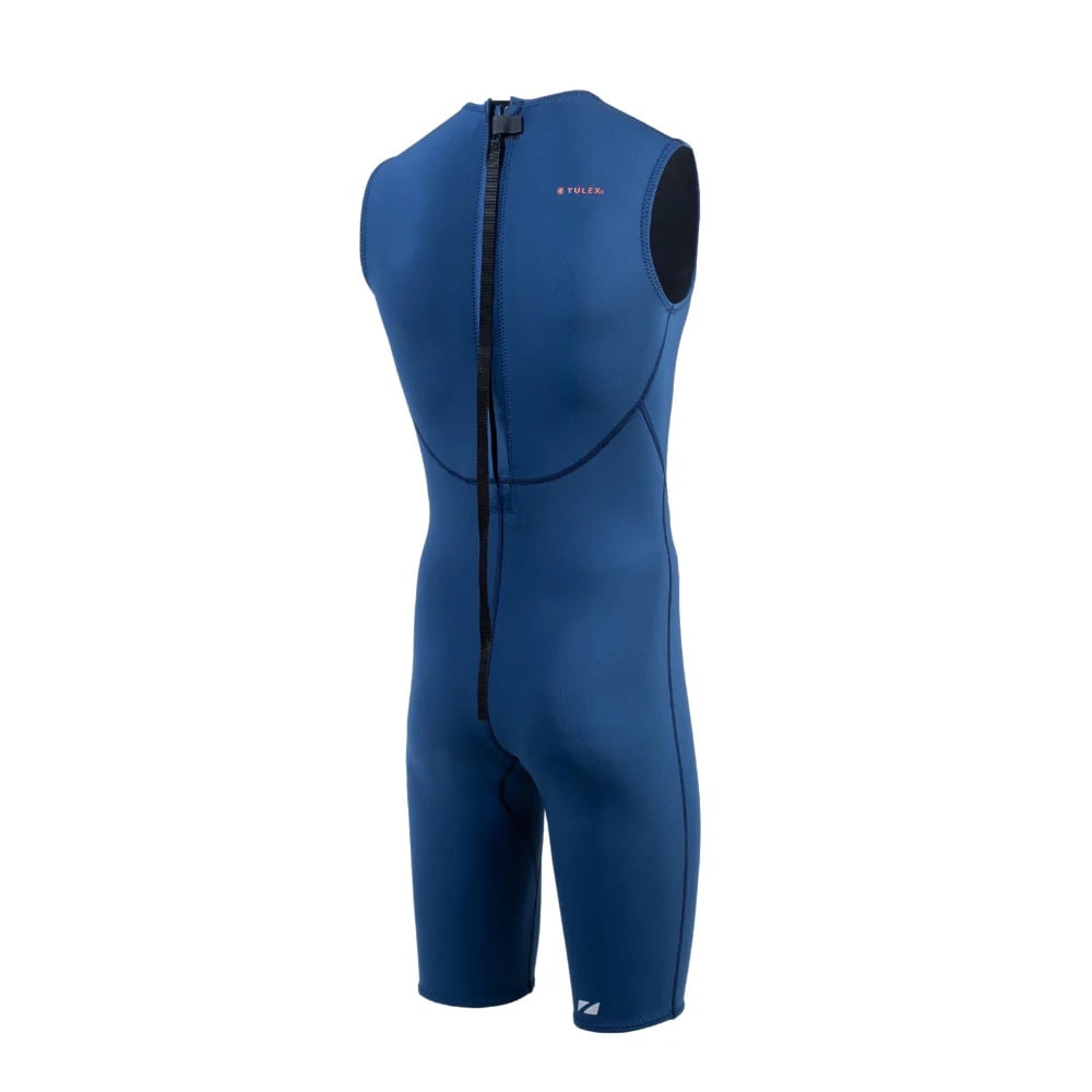 ZONE3 Men's Yulex Back Zip Sleeveless Kneeskin Wetsuit - Navy