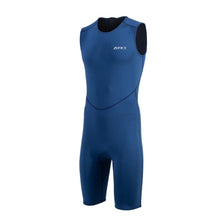 Zone3 Mens Yulex Back Zip Sleeveless Kneeskin Wetsuit in Navy