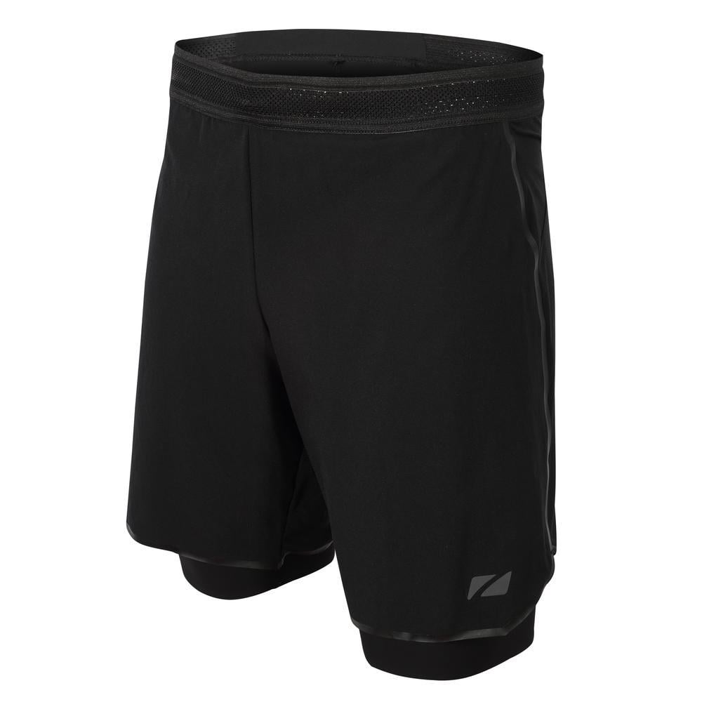 Zone3 2-in-1 Lightweight  Mens Shorts 2021 - Black