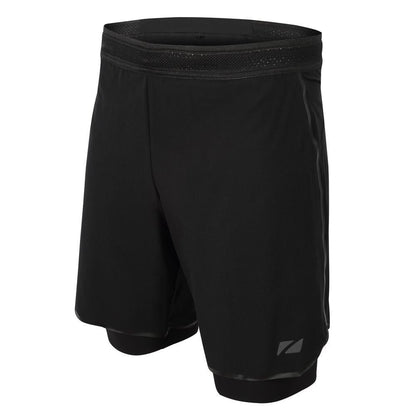 Zone3 2-in-1 Lightweight  Mens Shorts 2021 - Black