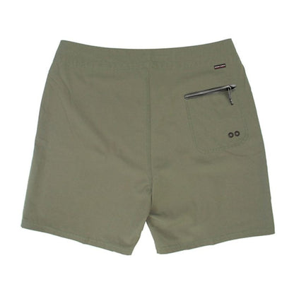 Ocean and Earth Priority 19" Mens Boardies in Olive - Back