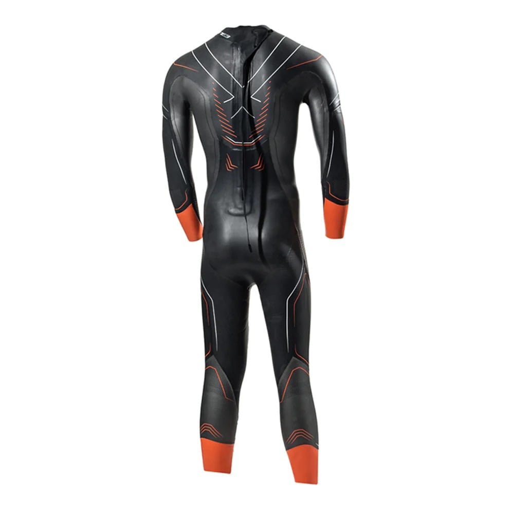 ZONE3 Men's Vanquish-X Swim Wetsuit - Black/Orange