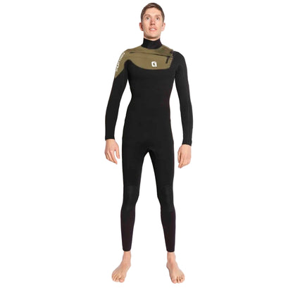Circle One Icon 5/4/3mm GBS Chest Zip Winter Wetsuit in Green