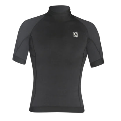 C-Skins HDI Men's Short Sleeve Thermal Rash Vest - Black