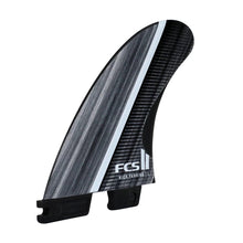 FCS II Mick Fanning Glass Fibre Fusion Tri Fin Set - Smoke/White