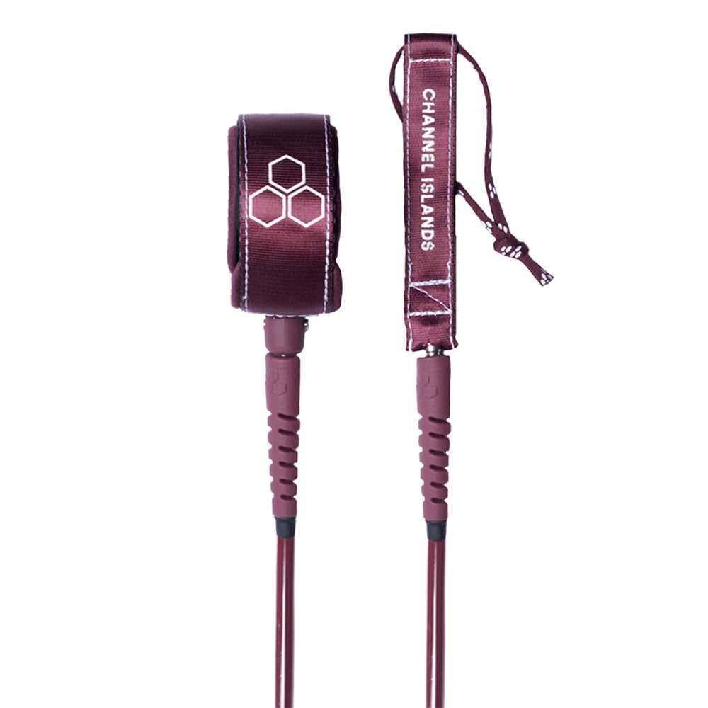 Channel Island Michael February Comp 6ft Leash in Merlot Ocean