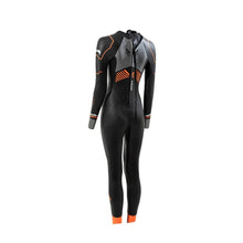 ZONE3 Women's Thermal Aspire Swim Wetsuit - Black/Orange