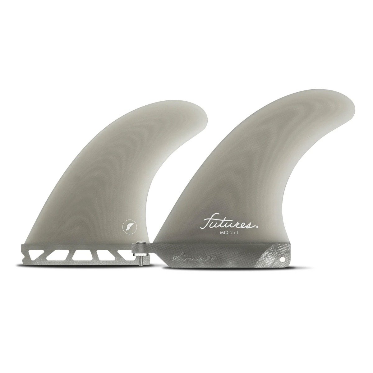 Futures MID 2+1 Fibreglass Fins - Smoke