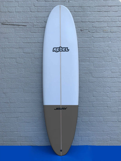 Rebel Mini Mal Surfboard - Grey Tail Dip