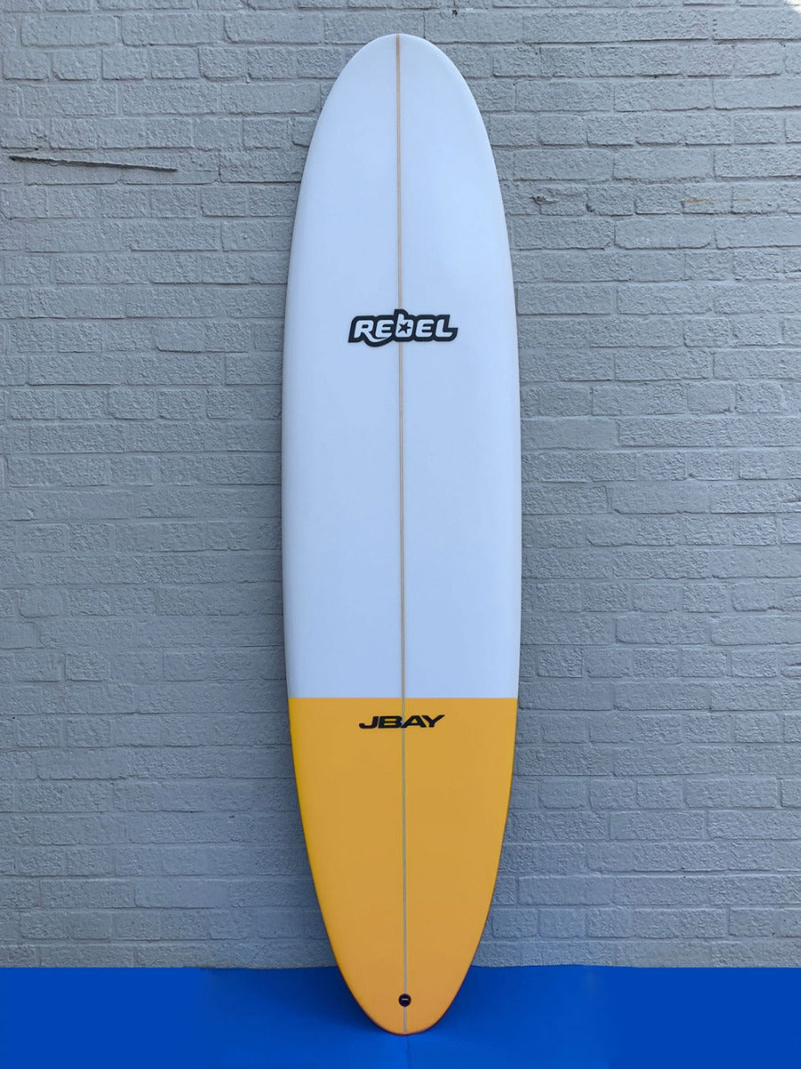 Rebel Mini Mal Surfboard - Yellow Tail Dip